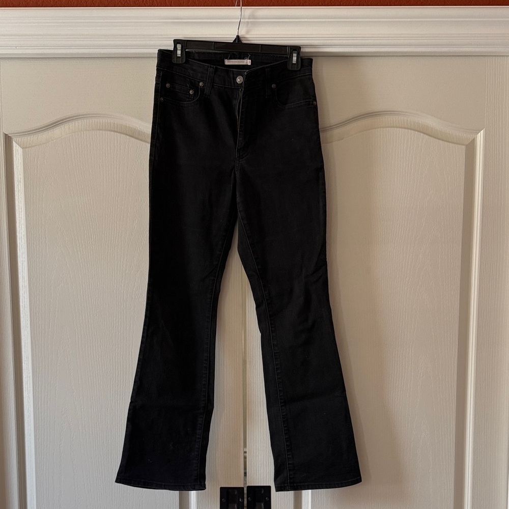 Signature by Levi Strauss Women's High Rise Black Jeans